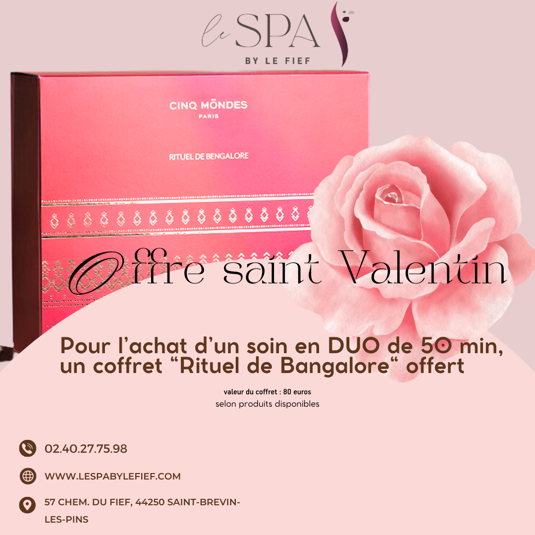 Offre Saint Valentin 2024 à LE SPA by Le Fief